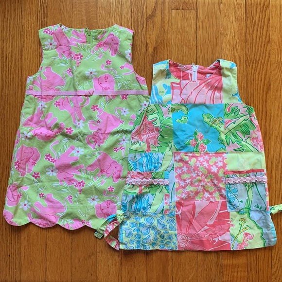 Lilly Pulitzer Other - Lilly Pulitzer 2T Classic Shift Dress Bundle EUC